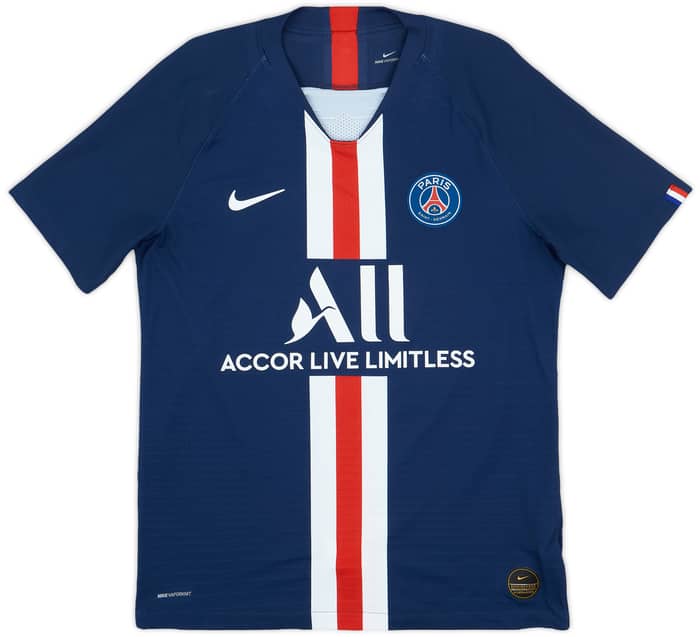 2019-20 Paris Saint-Germain Authentic Home Shirt Mbappe #7 - 10/10 - (M)