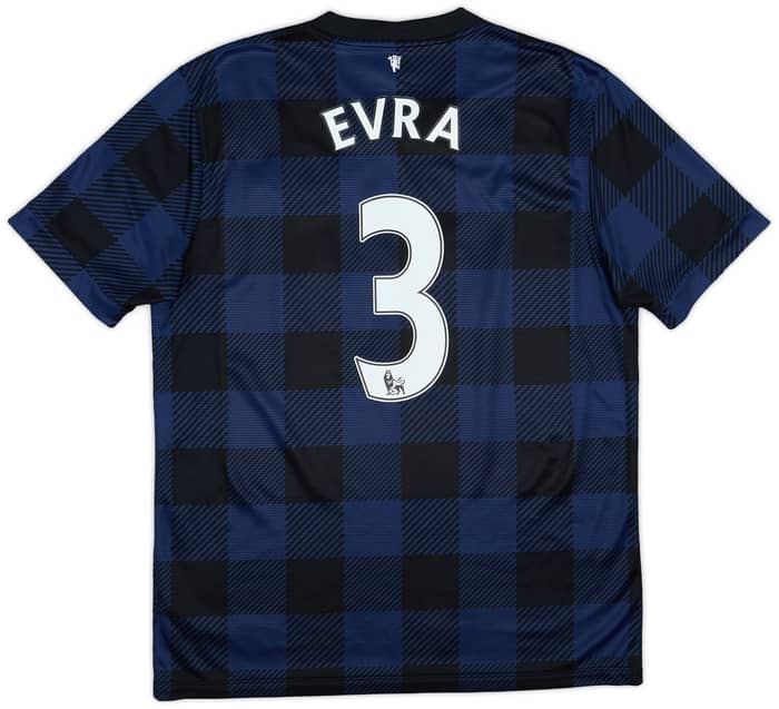 2013-14 Manchester United Away Shirt Evra #3 - 7/10 - (L)