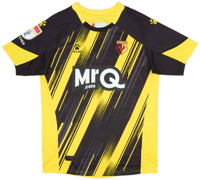 2023-24 Watford Match Issue Home Shirt Morris #42