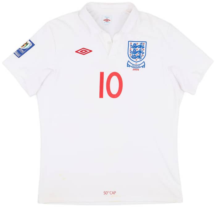 2009-10 England Home Shirt Rooney #10 - 6/10 - (L)