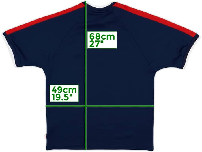 2000-01 England Umbro Training Shirt - 9/10 - (M)