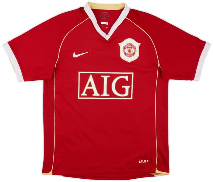 2006-07 Manchester United Home Shirt Solskjaer #20 - 5/10 - (S)
