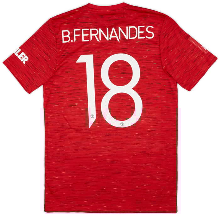 2020-21 Manchester United Home Shirt B.Fernandes #18 (M)