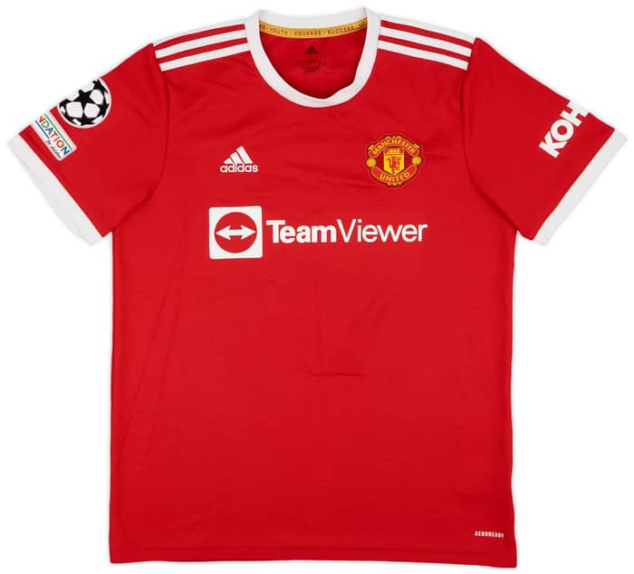 2021-22 Manchester United Home Shirt Ronaldo #7 - 8/10 - (L)