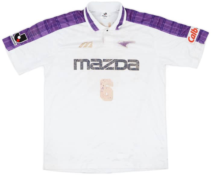 1996-97 Sanfrecce Hiroshima Match Issue Away Shirt #6 (Kojima)