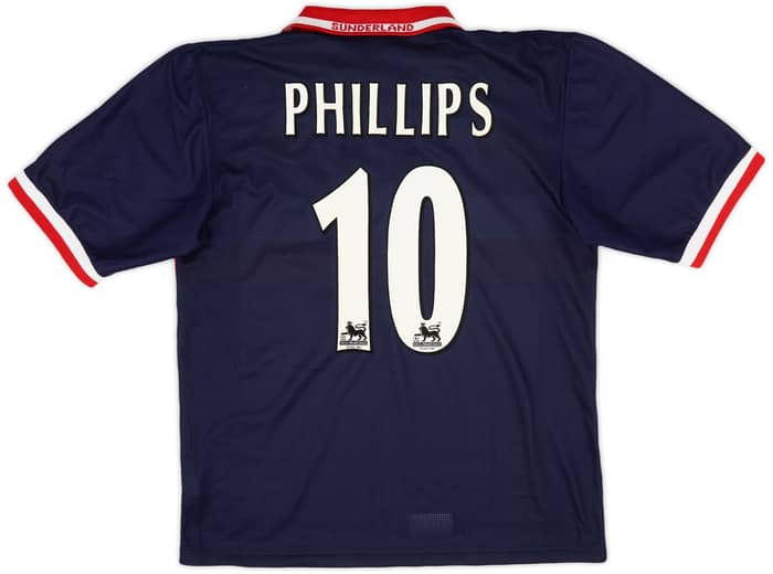1999-00 Sunderland Away Shirt Phillips #10 - 9/10 - (L)
