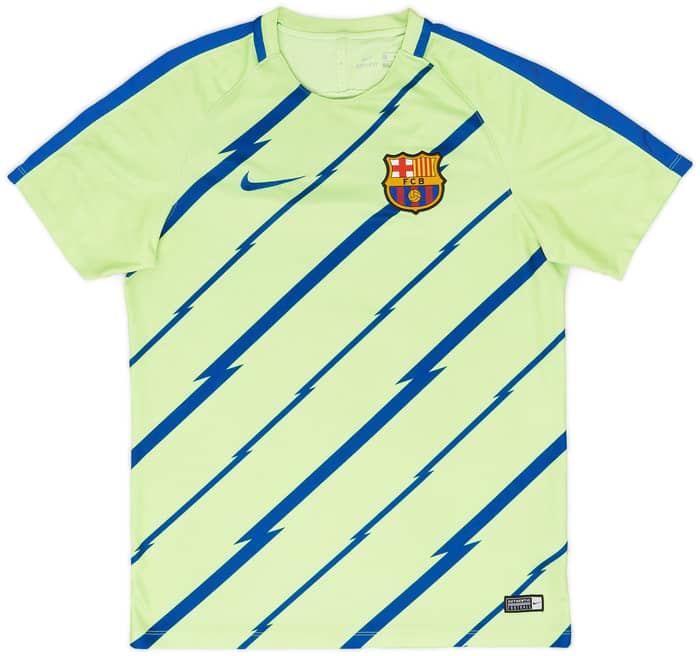 2017-18 Barcelona Nike Training Shirt - 8/10 - (M)