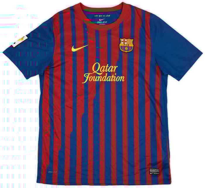2011-12 Barcelona Home Shirt - 9/10 - (XL.Boys)