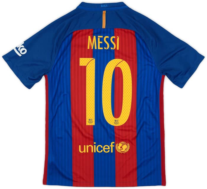 2016-17 Barcelona Home Shirt Messi #10 - 6/10 - (S)