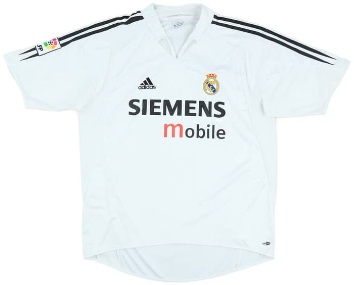 2004-05 Real Madrid Home Shirt Zidane #5 - 6/10 - (L)