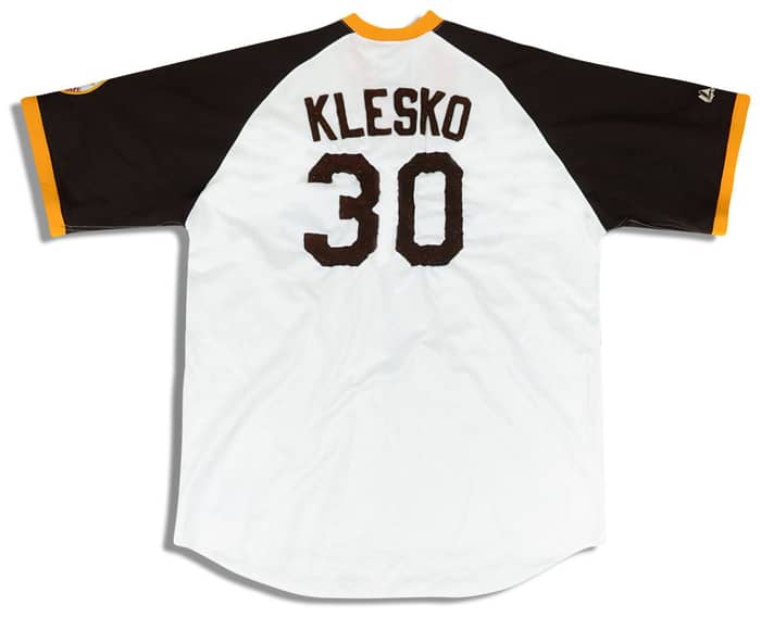 1978 San Diego Padres Klesko #30 Majestic Cooperstown Collection Jersey (Home) XXL