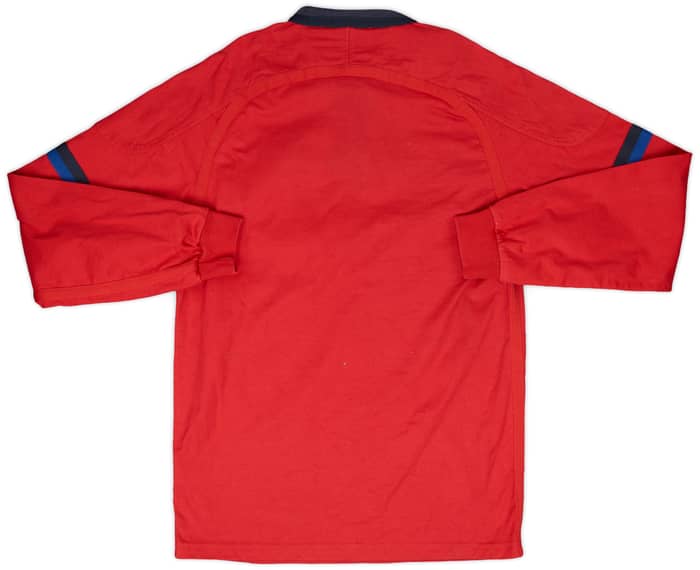 2000-01 Barcelona Nike Polo L/S Shirt - 9/10 - (L)