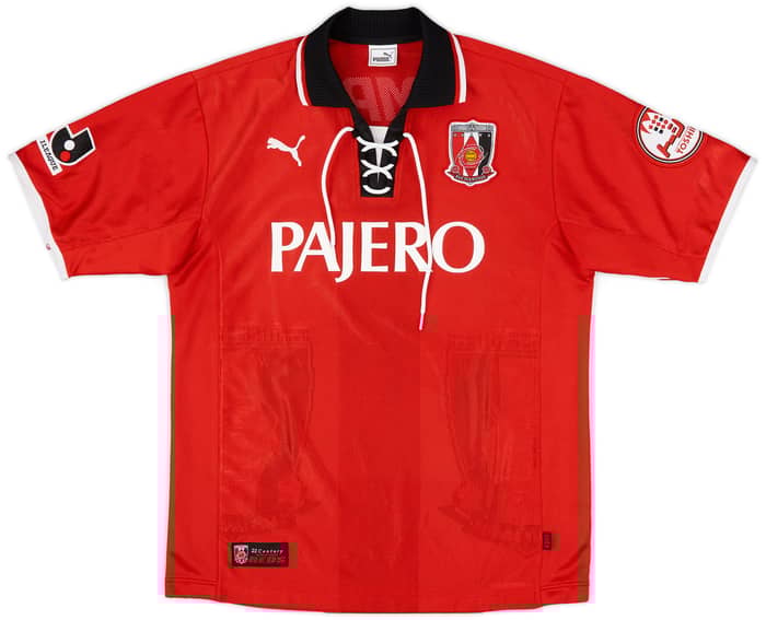 2001-03 Urawa Red Diamonds Home Shirt - 9/10 - (S/M)