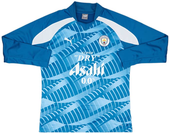 2023-24 Manchester City Player Issue Pre-Match Sweat Top - 9/10