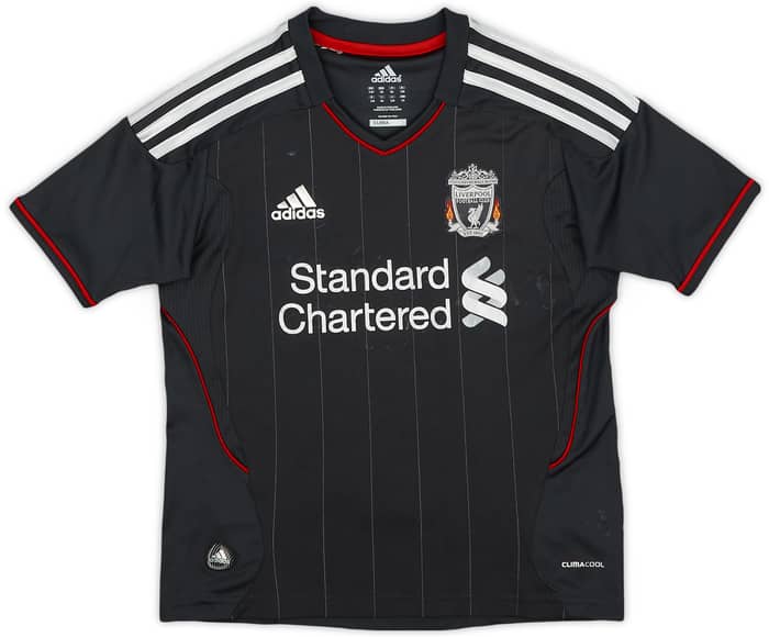 2011-12 Liverpool Away Shirt Carroll #9 - 6/10 - (7-8 Years)