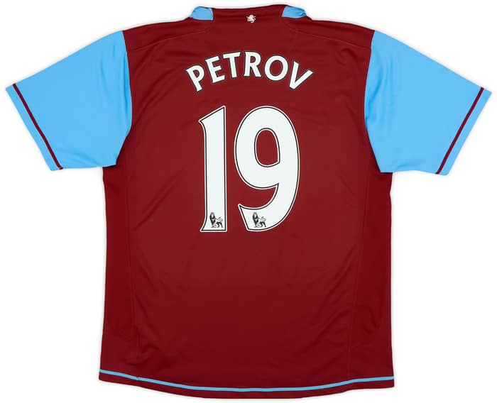 2007-08 Aston Villa Home Shirt Petrov #19 - 6/10 - (M)
