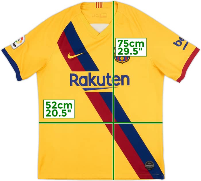 2019-20 Barcelona Away Shirt Messi #10 - 8/10 - (L)