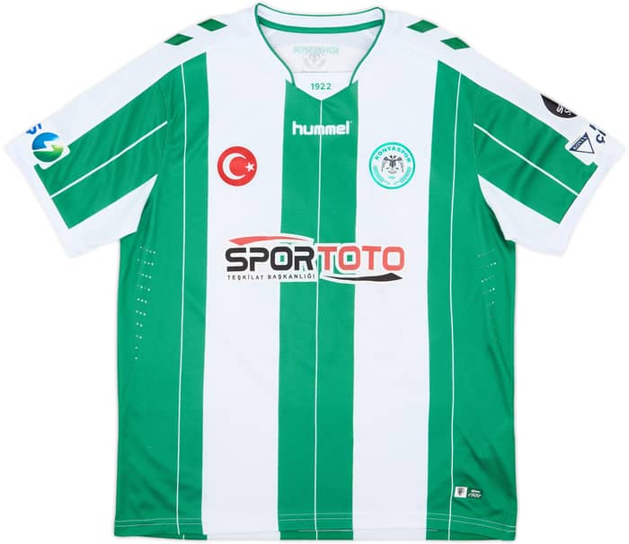 2017-18 Konyaspor Home Shirt Eto'o 81 - 8/10 - (L)