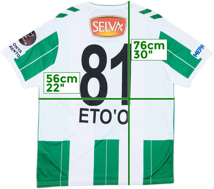 2017-18 Konyaspor Home Shirt Eto'o 81 - 8/10 - (L)