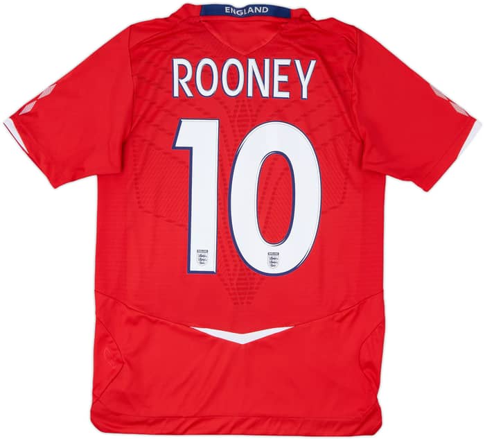 2008-10 England Away Shirt Rooney #10 - 5/10 - (M)