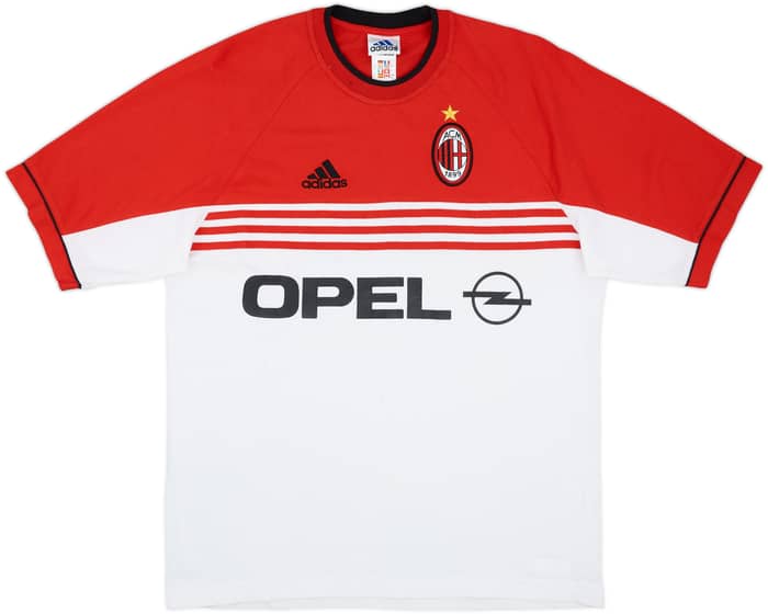 1998-00 AC Milan adidas Cotton Tee - 7/10 - (L)