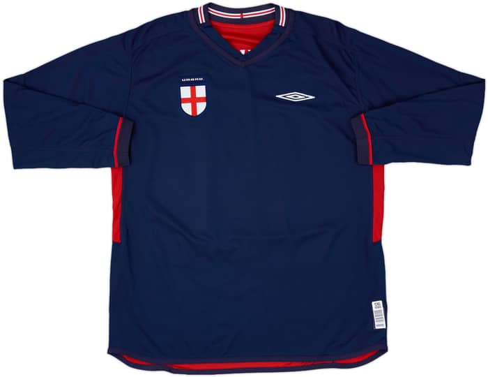 2002-04 England Away L/S Shirt Owen #10 - 9/10 - (L)