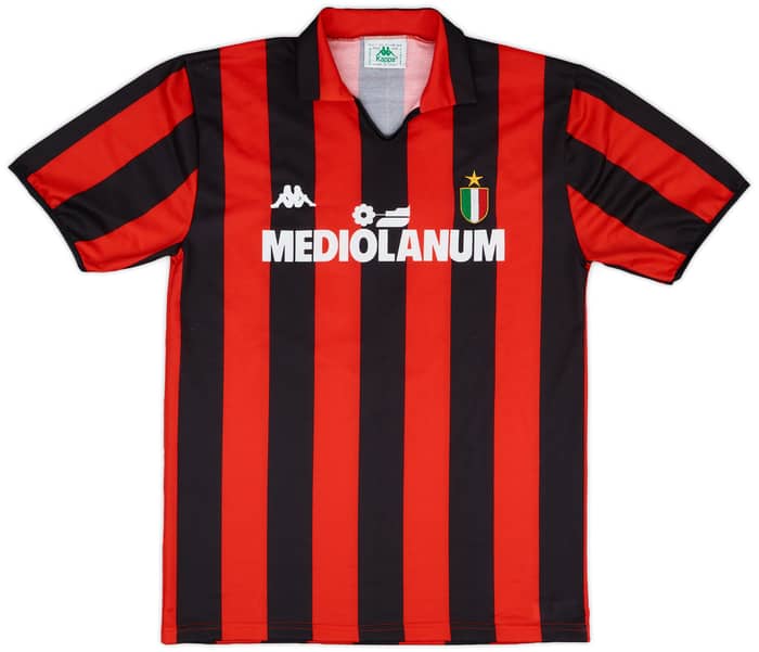 1988-89 AC Milan Match Issue Home Shirt #5
