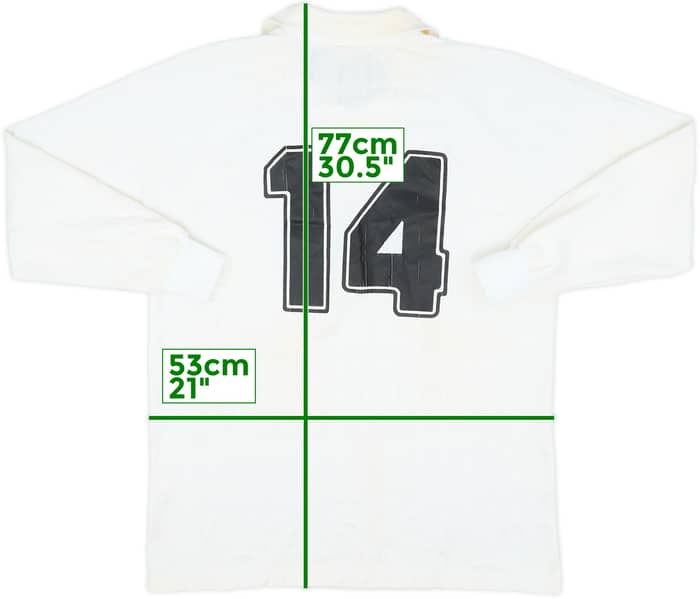 1991-92 Palermo Match Issue Away L/S Shirt #14