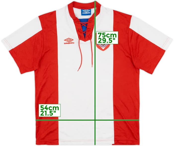 1992-94 Oldham Away Shirt - 6/10 - (L)
