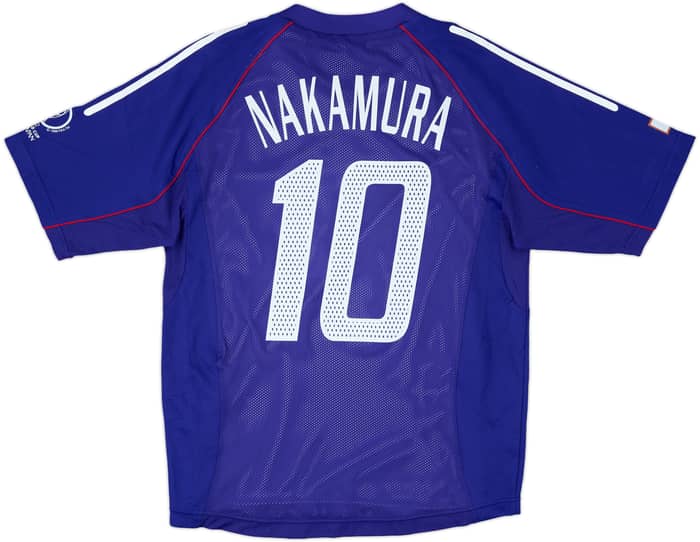 2002-04 Japan Player Issue Home Shirt Nakamura #10 - 8/10 - (M)