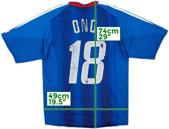 2004-06 Japan Player Issue Home Shirt Ono #18 - 4/10 - (L)