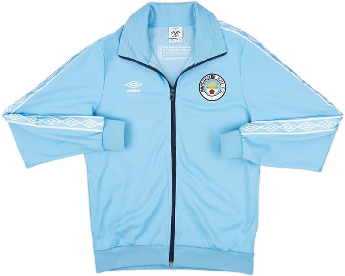2010-11 Manchester City Umbro 'Diamond Series' Retro Style Track Jacket - 8/10 - (M)