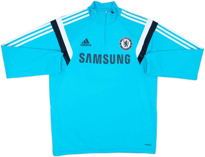 2014-15 Chelsea adidas 1/4 Zip Drill Top - 10/10 - (L)
