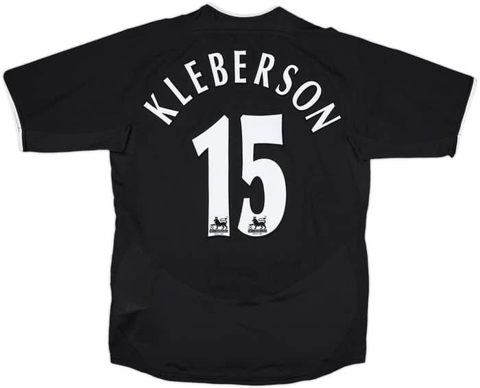 2003-05 Manchester United Away Shirt Kleberson #15 - 8/10 - (M)