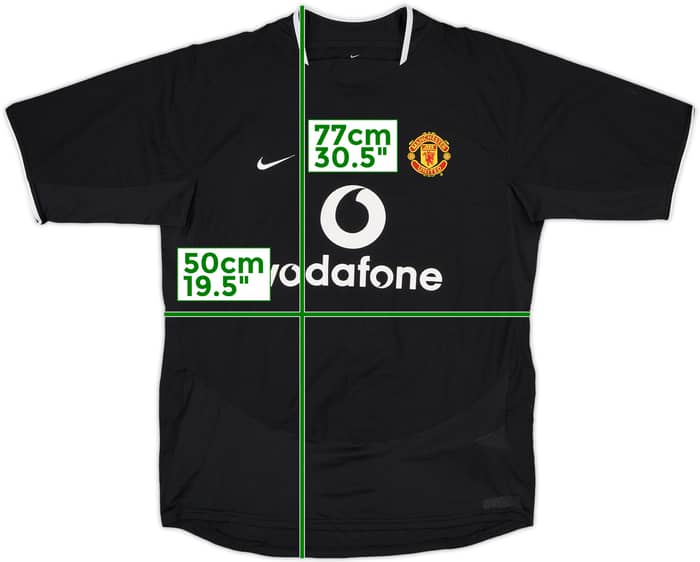 2003-05 Manchester United Away Shirt Kleberson #15 - 8/10 - (M)
