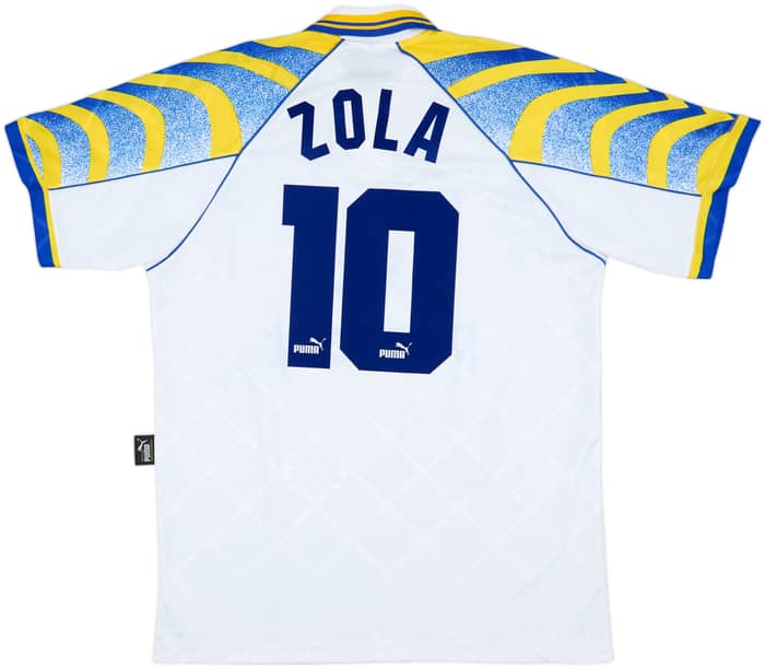 1995-97 Parma Home Shirt Zola #10 - 8/10 - (XXL)