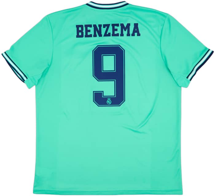 2019-20 Real Madrid Third Shirt Benzema #9 - 8/10 - (XL)