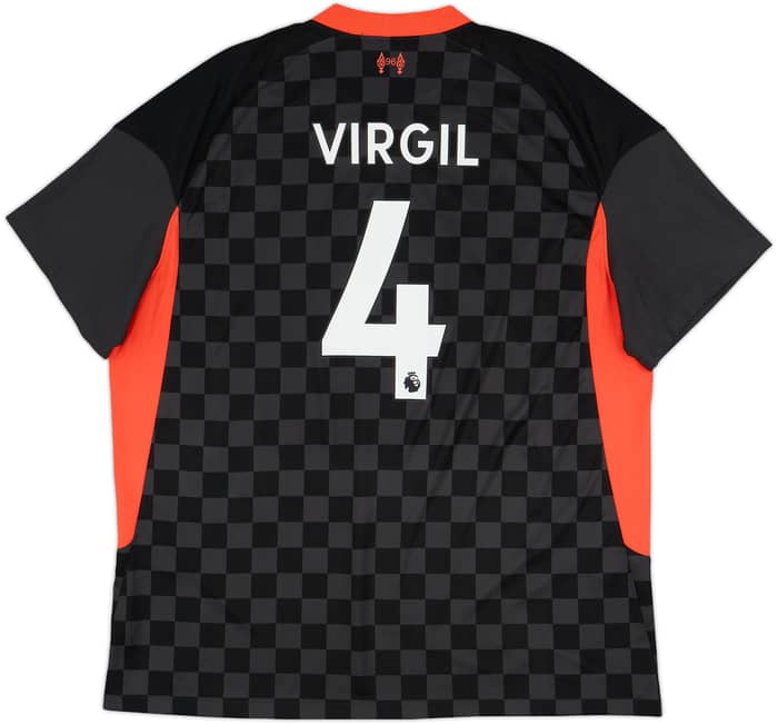 2020-21 Liverpool Third Shirt Virgil #4 - 10/10 - (XXL)