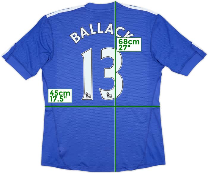 2009-10 Chelsea Home Shirt Ballack #13 - 7/10 - (M)