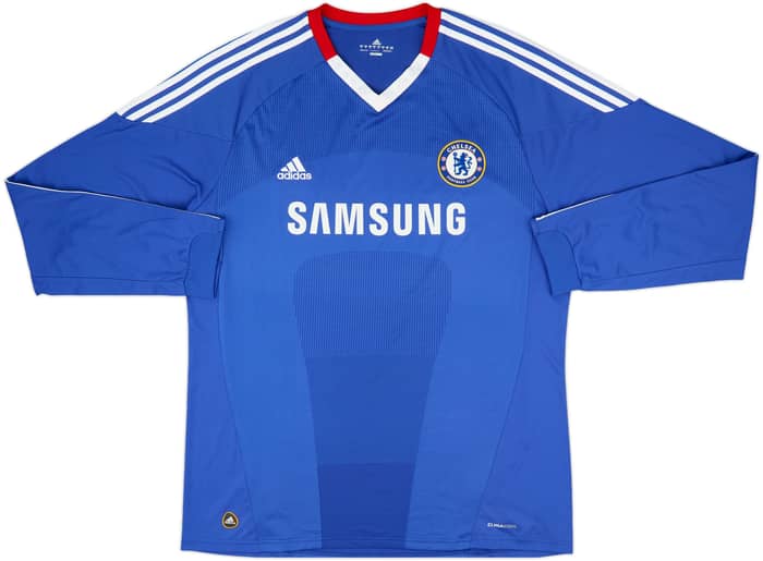 2010-11 Chelsea Home L/S Shirt Drogba #11 - 10/10 - (XL)