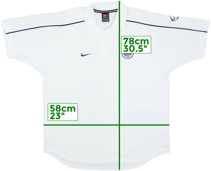 2001-02 Paris Saint-Germain Nike Polo Shirt - 6/10 - (L)