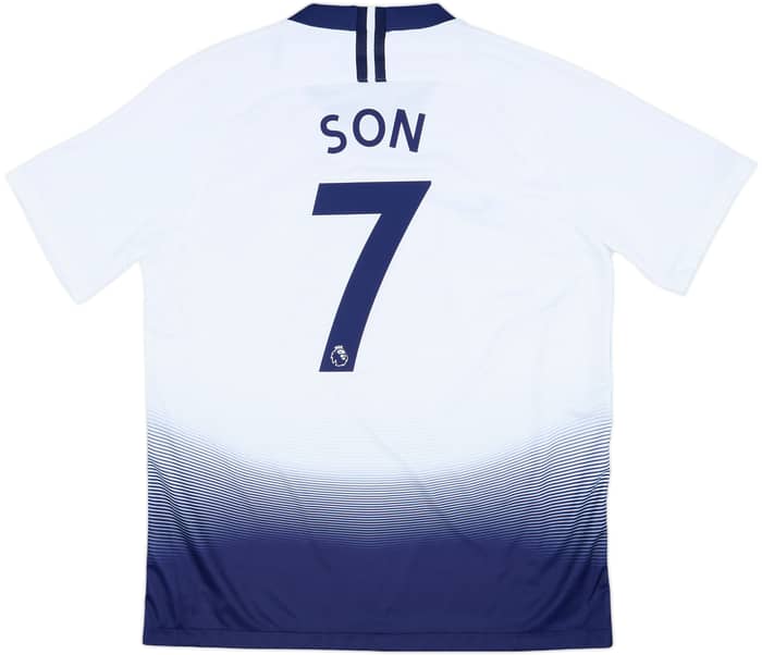 2018-19 Tottenham Home Shirt Son #7 - 8/10 - (L)