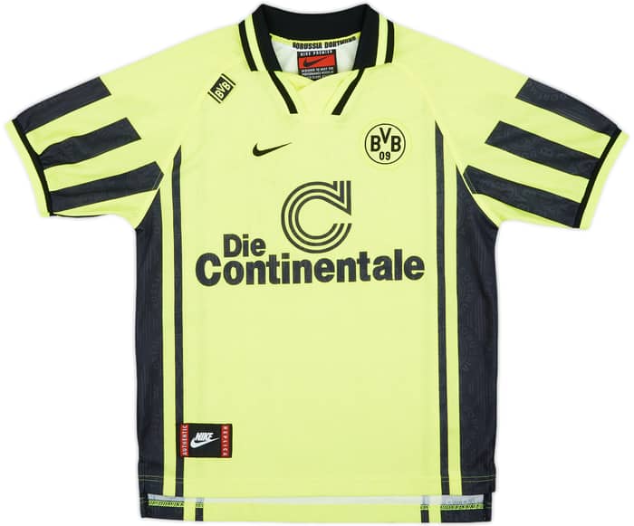 1996-97 Borussia Dortmund Home Shirt #111 - 8/10 - (L.Boys)