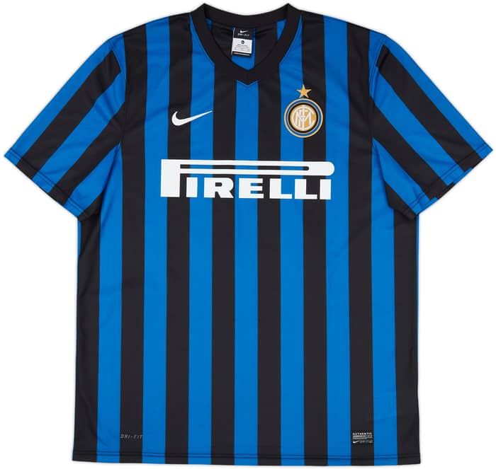 2011-12 Inter Milan Basic Home Shirt Sforza #21 - 7/10 - (XL)