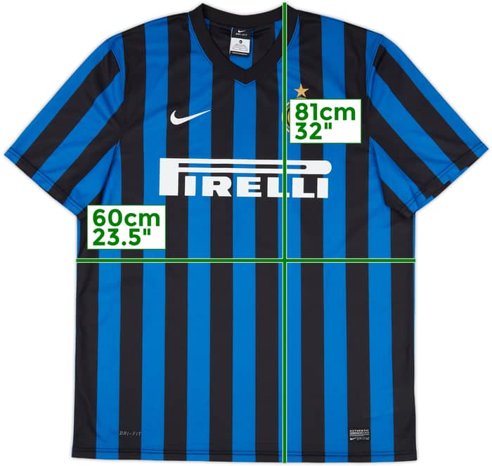 2011-12 Inter Milan Basic Home Shirt Sforza #21 - 7/10 - (XL)