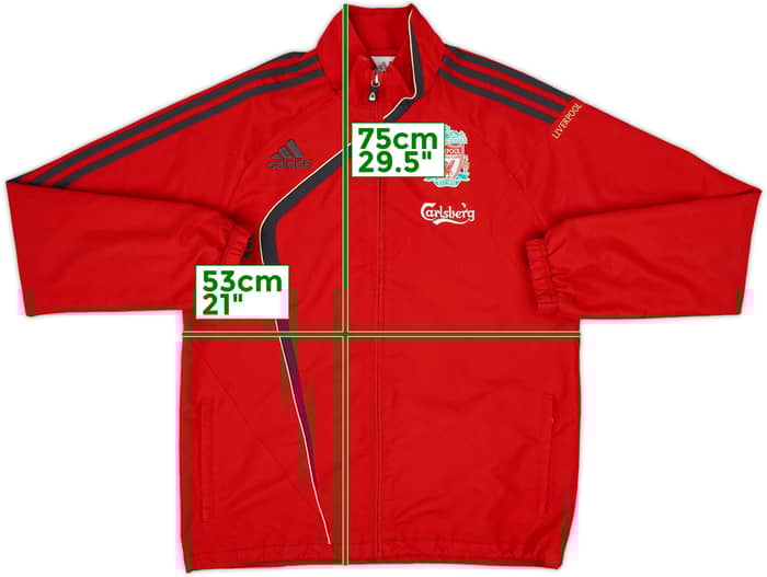 2009-10 Liverpool adidas Track Jacket - 8/10 - (S)
