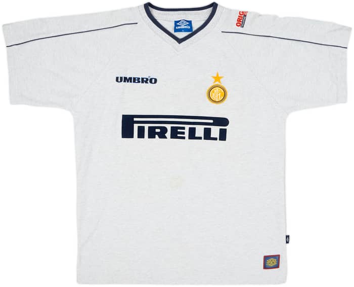 1997-98 Inter Milan Umbro Cotton T-Shirt - 8/10 - (XL)