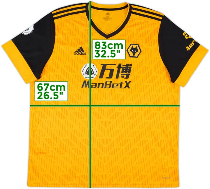 2020-21 Wolves Home Shirt Adama #37 - 7/10 - (XXL)