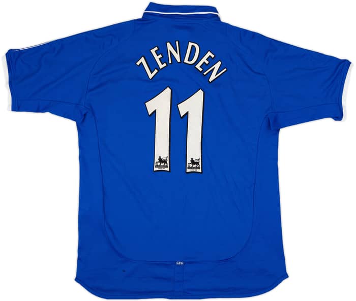 2001-03 Chelsea Home Shirt Zenden #11 - 8/10 - (M)