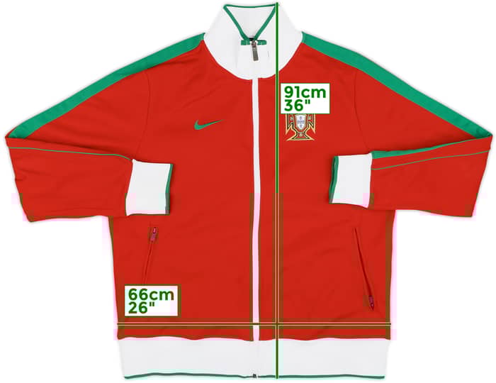 2010-12 Portugal N98 Nike Track Jacket - 8/10 - (L)